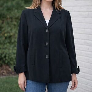 Evan-Picone Black Blazer